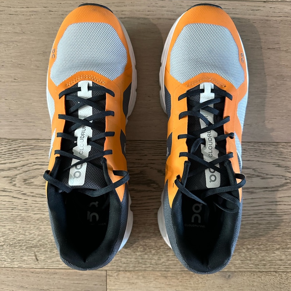 ON CloudRunner Running Shoe (Men) FROST/ TURMERIC, Size 11.5 M